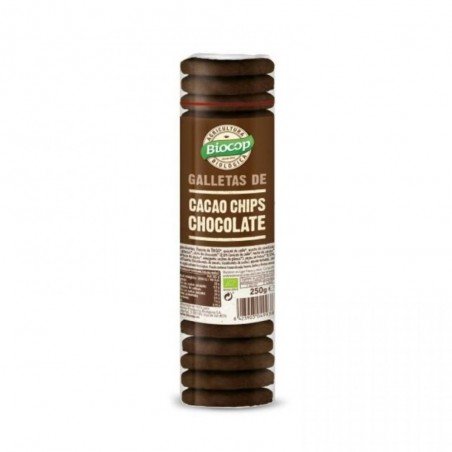 GALLETA CACAO CHIPS CHOCOLATE 250G BIOCOP
