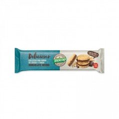 GALLETA DELICIOSA RELLENA CHOCO NEGRO 150G BIOCOP