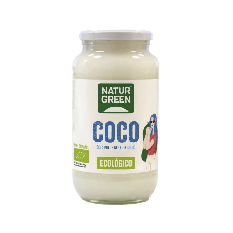 ACEITE COCO VIRGEN TARRO 800GR. NATURGREEN ACEITE COCO VIRGEN TARRO 800GR. NATURGREEN