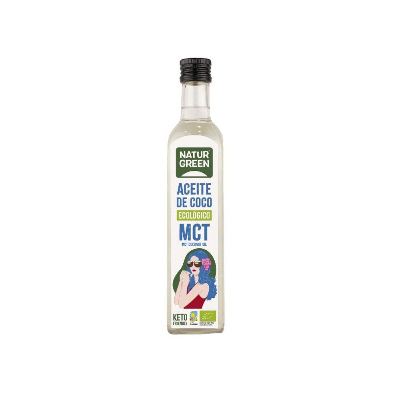 ACEITE COCO MCT BIO 500ML NATURGREEN ACEITE COCO MCT BIO 500ML NATURGREEN