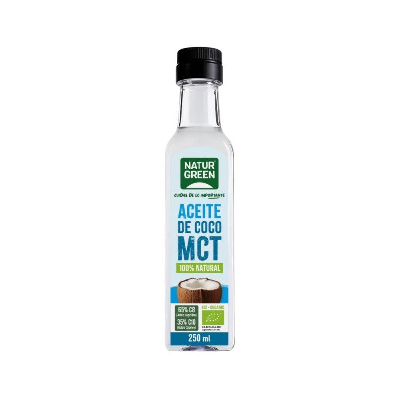 ACEITE COCO MCT BIO 250ML NATURGREEN ACEITE COCO MCT BIO 250ML NATURGREEN