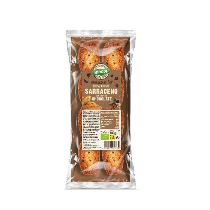 MAGDALENAS TRIGO SARRACENO 100% 180G BIOCOP MAGDALENAS TRIGO SARRACENO 100% 180G BIOCOP