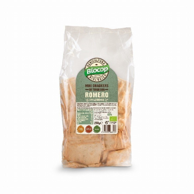 MINI CRACKERS TRIGO ROMERO 250G BIOCOP