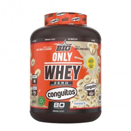 PROTEINA ONLY WHEY TOLERASE 2KG CONGUITOS WHITE BIG