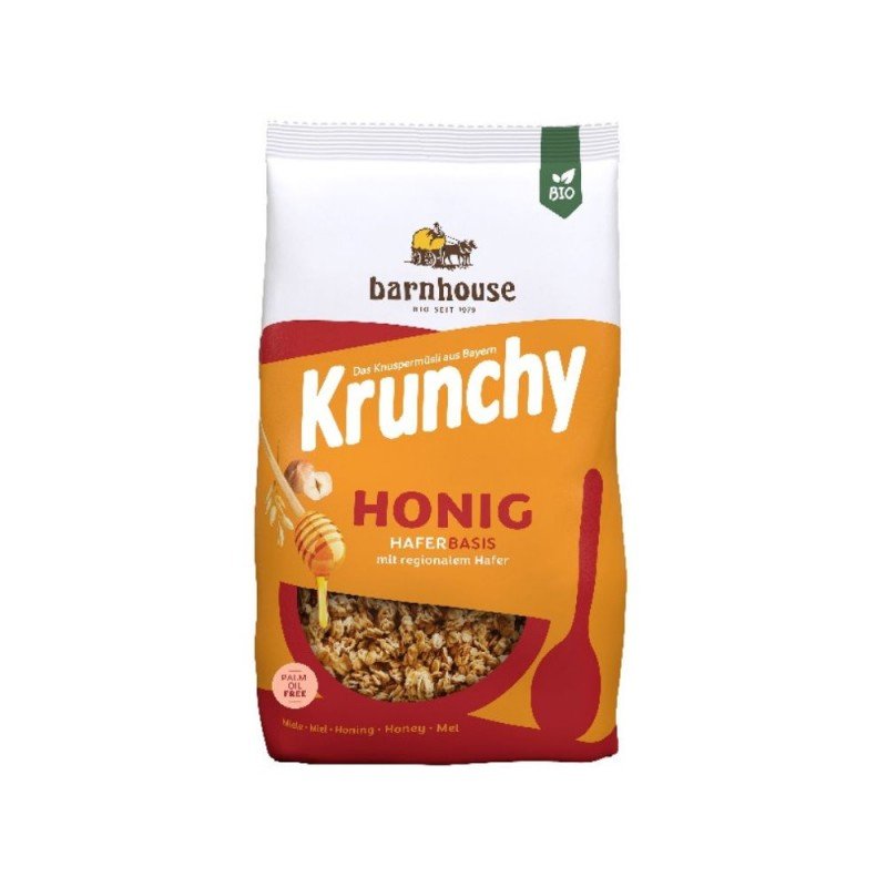 BARNHOUSE MUESLI KRUNCHY SUN 600G MIEL