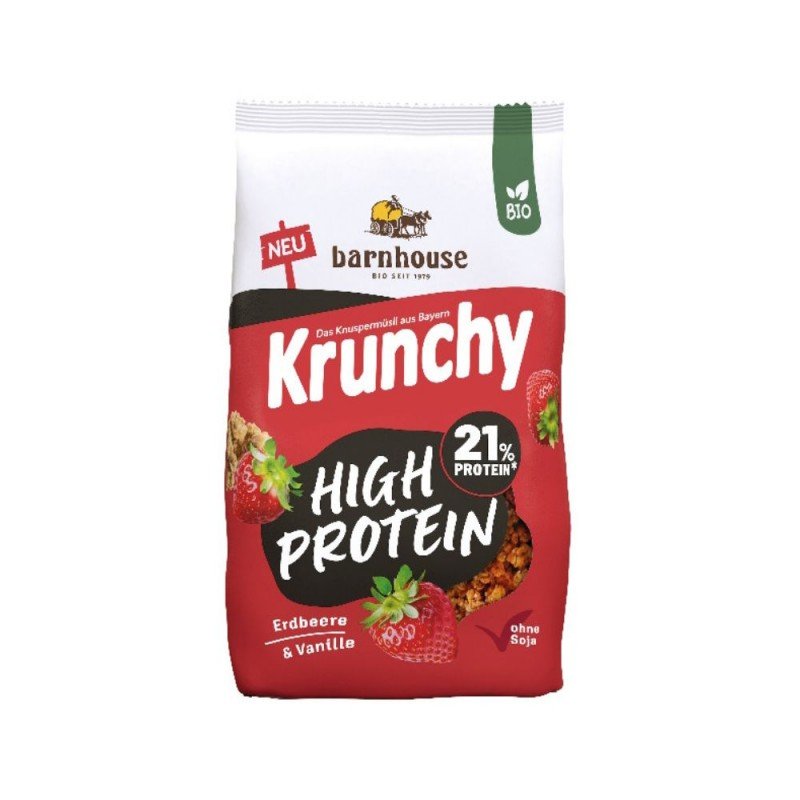 BARNHOUSE MUESLI KRUNCHY PROTEIN 450G FRESA VAINIL BARNHOUSE MUESLI KRUNCHY PROTEIN 450G FRESA VAINIL