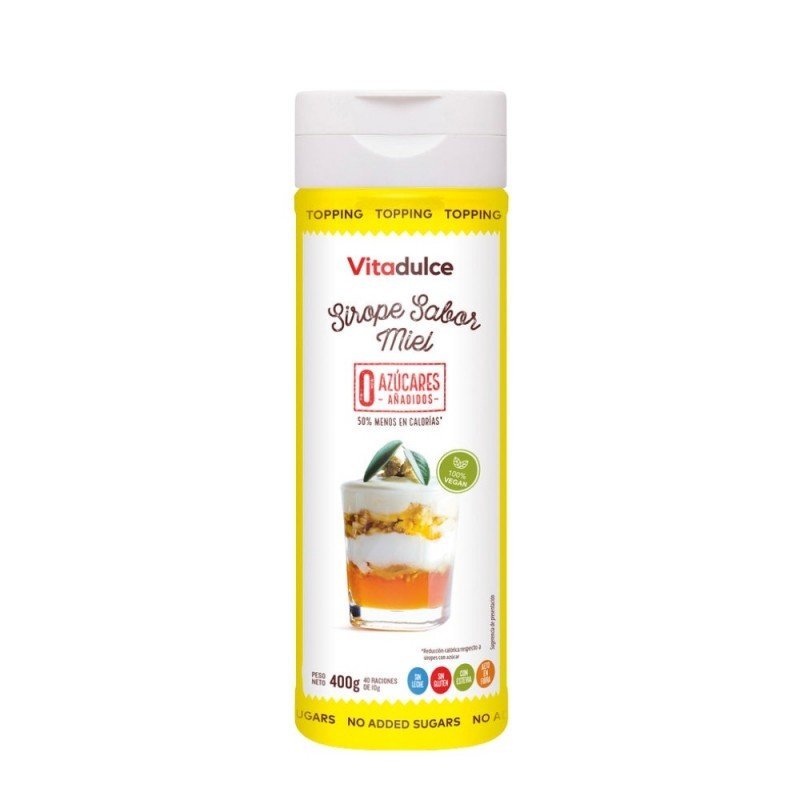 SIROPE ZERO SABOR MIEL 400G VITADULCE SIROPE ZERO SABOR MIEL 400G VITADULCE