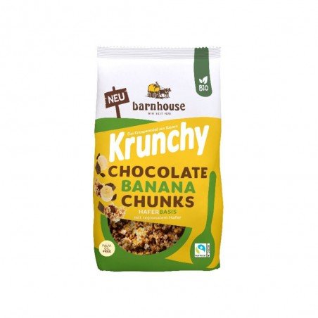 BARNHOUSE MUESLI KRUNCHY 450G CHOCO BANANA CHUNKS