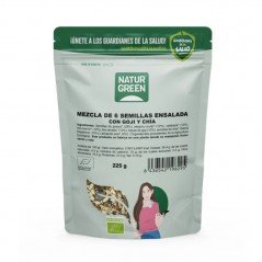 MEZCLA 6 SEMILLAS ENSALADA GOJI CHIA 225G NATURGREEN