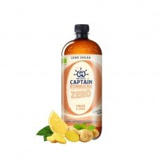 CAPTAIN KOMBUCHA ZERO BEBIDA 1L JENGIBRE LIMON