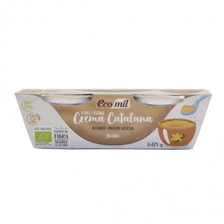 ECOMIL POSTRE CREMA CATALANA BIO. 2X125
