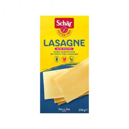 SCHAR PASTA LASAGNE AL HUEVO S/GLUTEN 250GR.