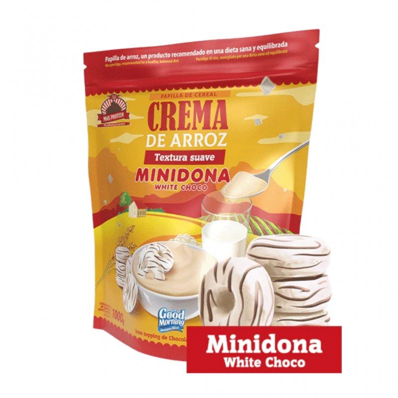 MAX PROTEIN CREMA ARROZ 1KG MINIDONA WHITE MAX PROTEIN CREMA ARROZ 1KG MINIDONA WHITE