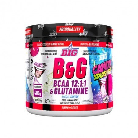 BCAAS CON GLUTAMINA 12:1:1 CANDY XPLOSIVE 400G BIG