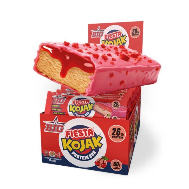 CAJA DE BARRITAS PROTEICAS FIESTA KOJAK 60G BIG