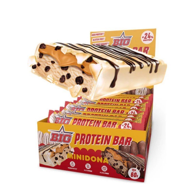 CAJA DE BARRITAS PROTEICAS MINIDONA WHITE 60G BIG CAJA DE BARRITAS PROTEICAS MINIDONA WHITE 60G BIG
