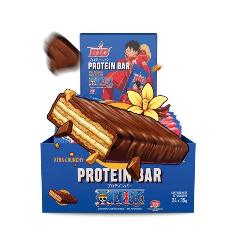 CAJA DE BARRITAS PROTEICAS ONE PIECE VAINILLA YOGURT 35G BIG CAJA DE BARRITAS PROTEICAS ONE PIECE VAINILLA YOGURT 35G BIG