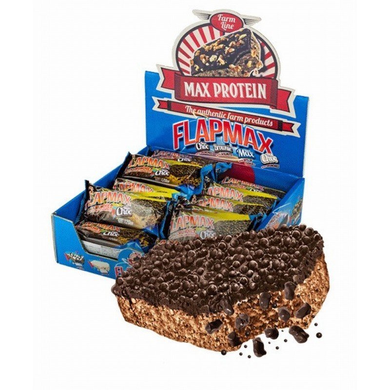 MAX PROTEIN FLAPMAX 24*120G CHOCO NEGRO