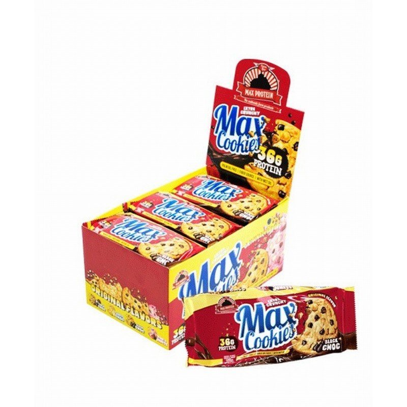 MAX PROTEIN MAX COOKIES 12*100G CHOCO NEGRO MAX PROTEIN MAX COOKIES 12*100G CHOCO NEGRO