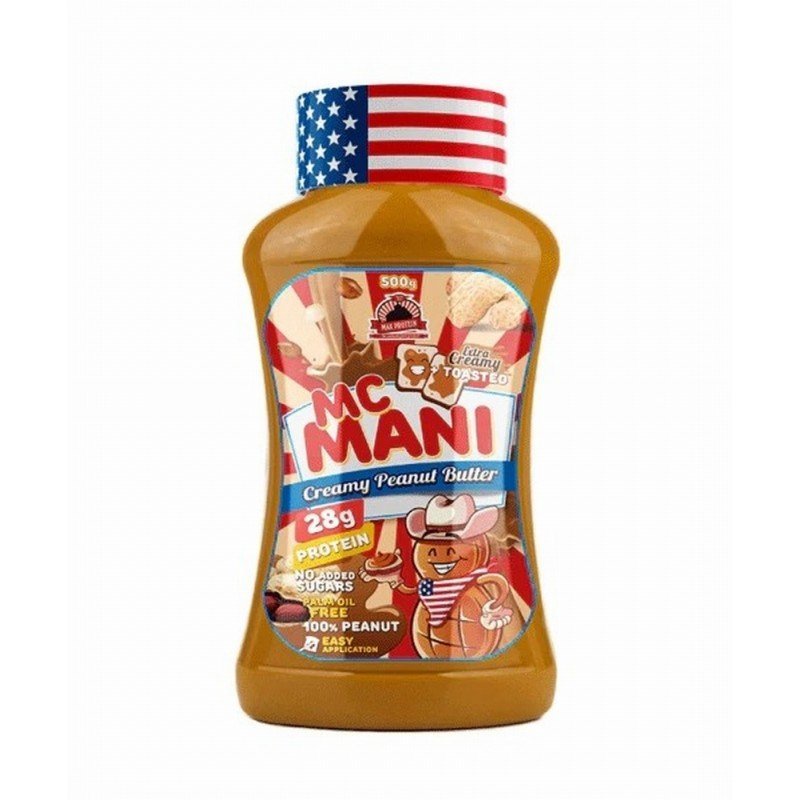MAX PROTEIN MCMANI CREMA CACAHUETE 500G TOSTADO