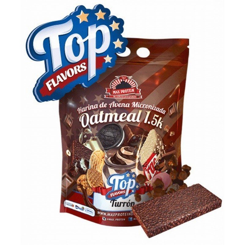 MAX PROTEIN OATMEAL TOP FLAVORS 1.5KG TURR CHOCO