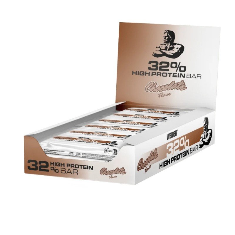 CAJA DE BARRITAS PROTEICAS 32% PROTEIN 12X60G WEIDER