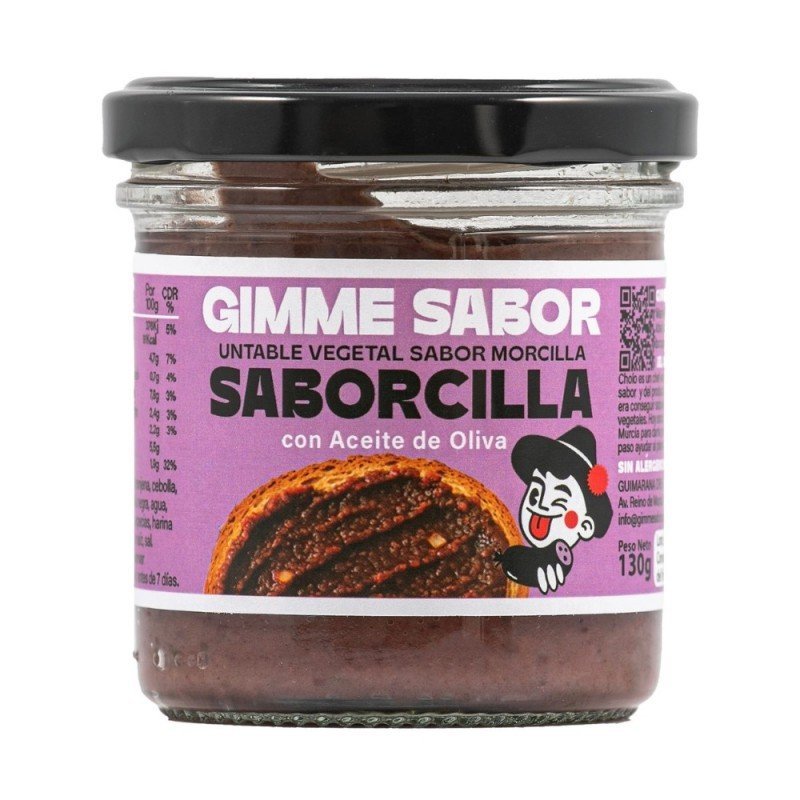 PATE UNTABLE VEGETAL SABOR MORCILLA 130G GIMME SABOR PATE UNTABLE VEGETAL SABOR MORCILLA 130G GIMME SABOR