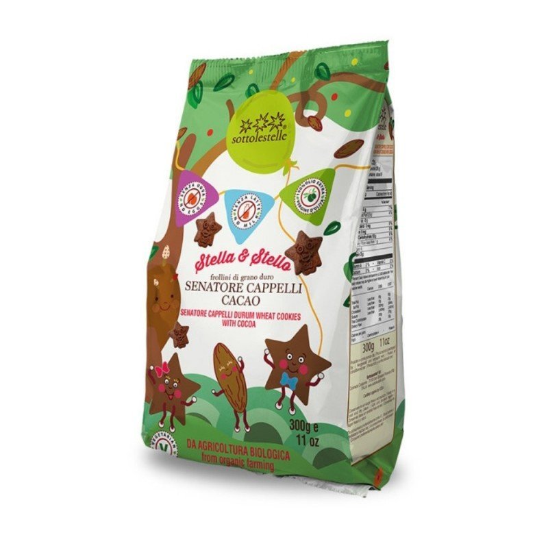 SOTTO GALLETA CAPELLI CACAO STELLA&STELLO 300G SOTTO GALLETA CAPELLI CACAO STELLA&STELLO 300G