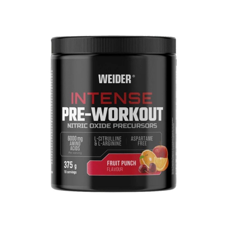 PRE ENTRENO INTENSE FRUIT PUNCH 375G WEIDER PRE ENTRENO INTENSE FRUIT PUNCH 375G WEIDER