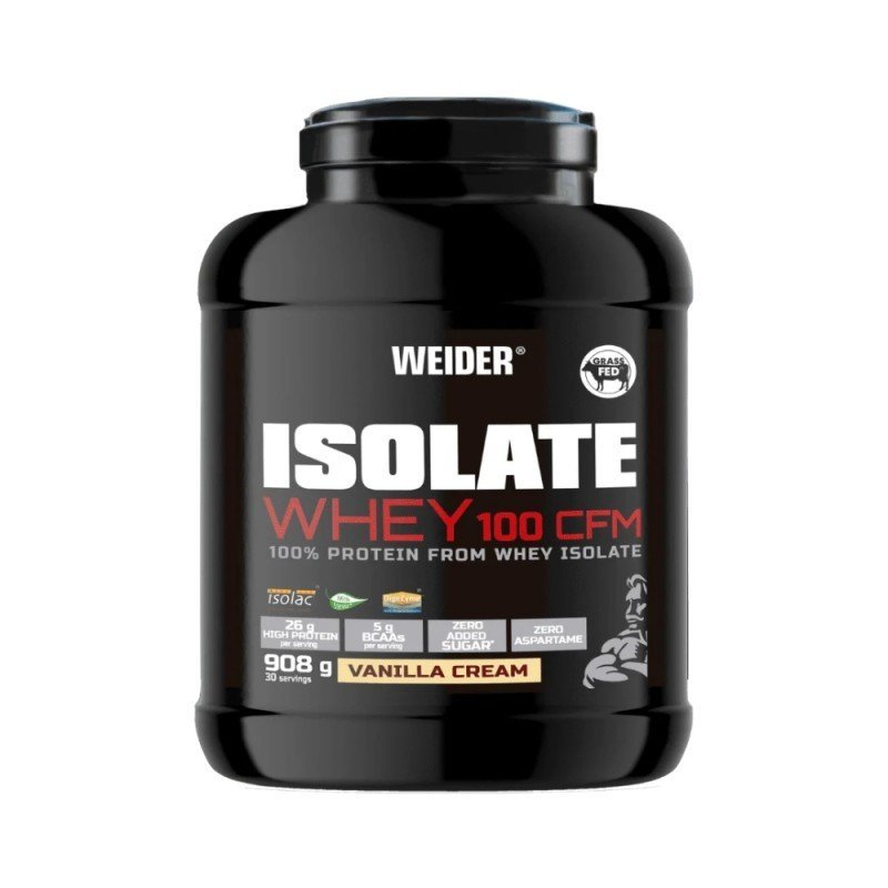 PROTEINA ISOLATE WHEY 100 CFM VAINILLA CREAM 908G WEIDER PROTEINA ISOLATE WHEY 100 CFM VAINILLA CREAM 908G WEIDER
