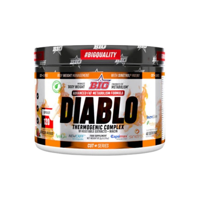DIABLO THERMOGENIC 120 CAPS BIG DIABLO THERMOGENIC 120 CAPS BIG