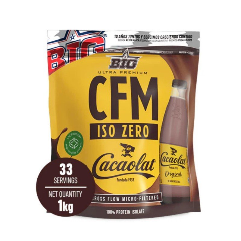 PROTEINA CFM ISO ZERO DOYPACK CACAOLAT 1KG BIG