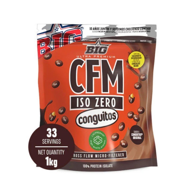 PROTEINA CFM ISO ZERO DOYPACK CONGUITOS ORIGINAL 1KG BIG