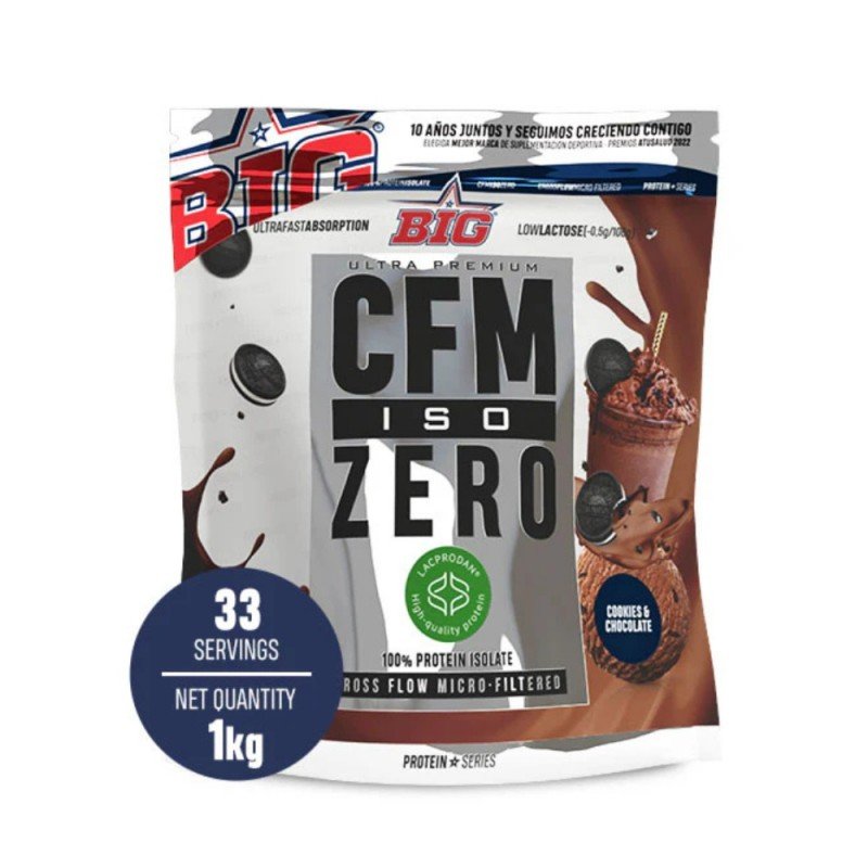 PROTEINA CFM ISO ZERO DOYPACK COOKIES & CHOCOLATE 1KG BIG