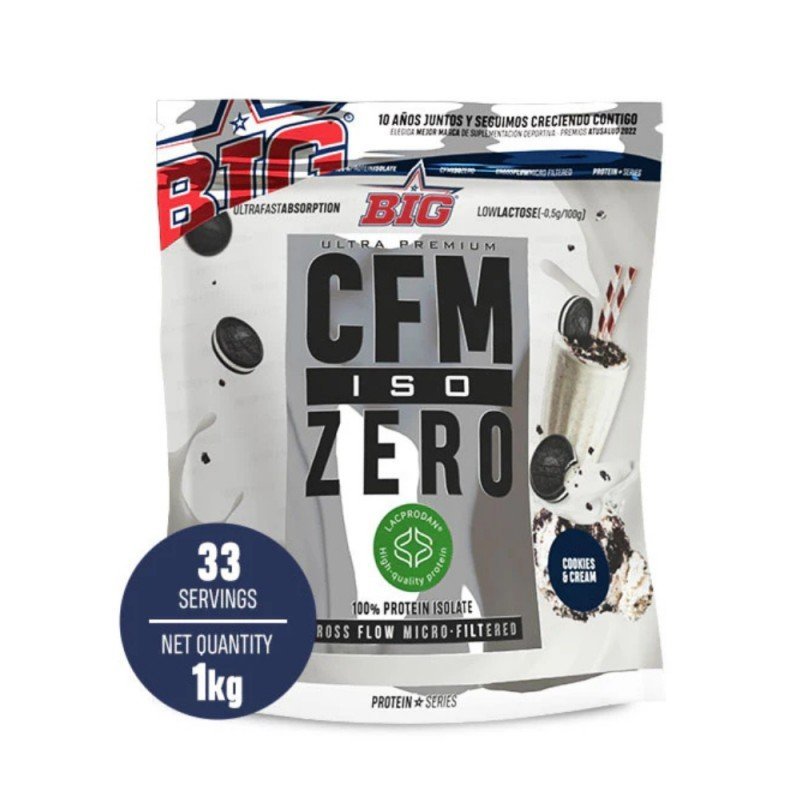 PROTEINA CFM ISO ZERO DOYPACK COOKIES CREAM 1KG BIG