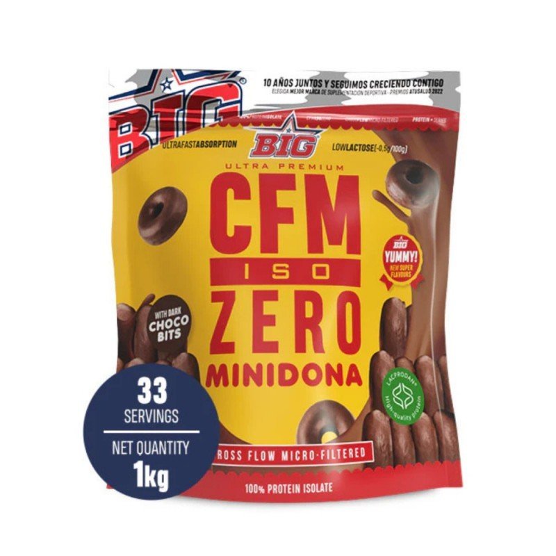 PROTEINA CFM ISO ZERO DOYPACK MINIDONA 1KG BIG PROTEINA CFM ISO ZERO DOYPACK MINIDONA 1KG BIG