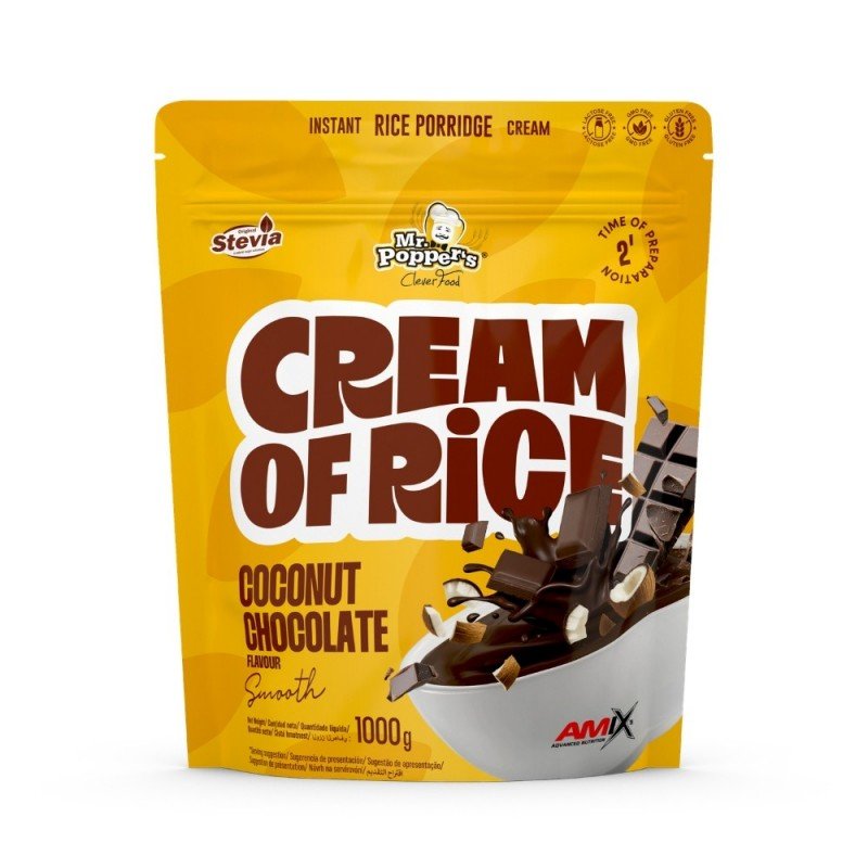 CREMA DE ARROZ COCO CHOCOLATE 1KG AMIX MR POPPERS