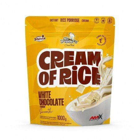 CREMA DE ARROZ CHOCOLATE BLANCO 1KG AMIX MR POPPERS