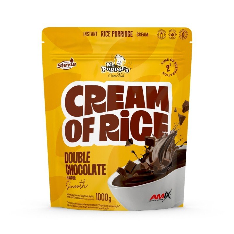 CREMA DE ARROZ DOBLE CHOCOLATE 1KG AMIX MR POPPERS
