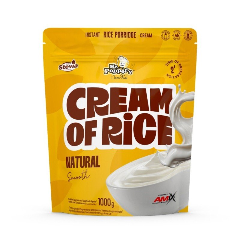 CREMA DE ARROZ NATURAL 1KG AMIX MR POPPERS