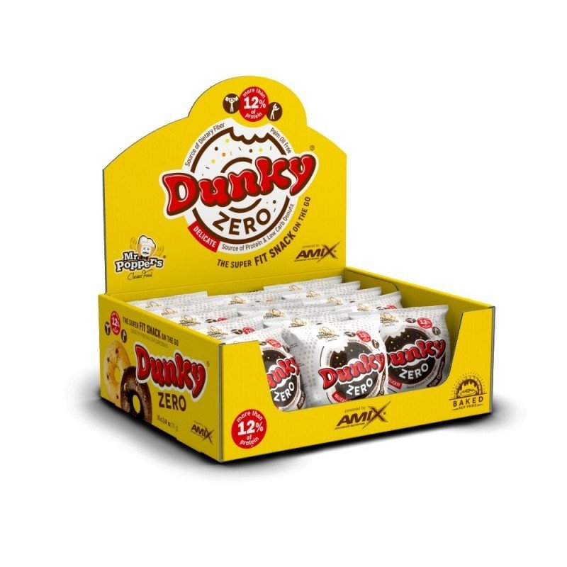 AMIX MR.POPPER DUNKY 15X70GR TRIPLE CHOCOLATE AMIX MR.POPPER DUNKY 15X70GR TRIPLE CHOCOLATE