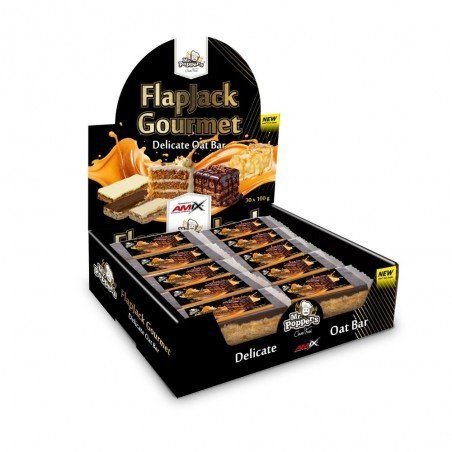 AMIX MR.POPPER FLAP JACK GOURMET 30X100G CARAM CHO