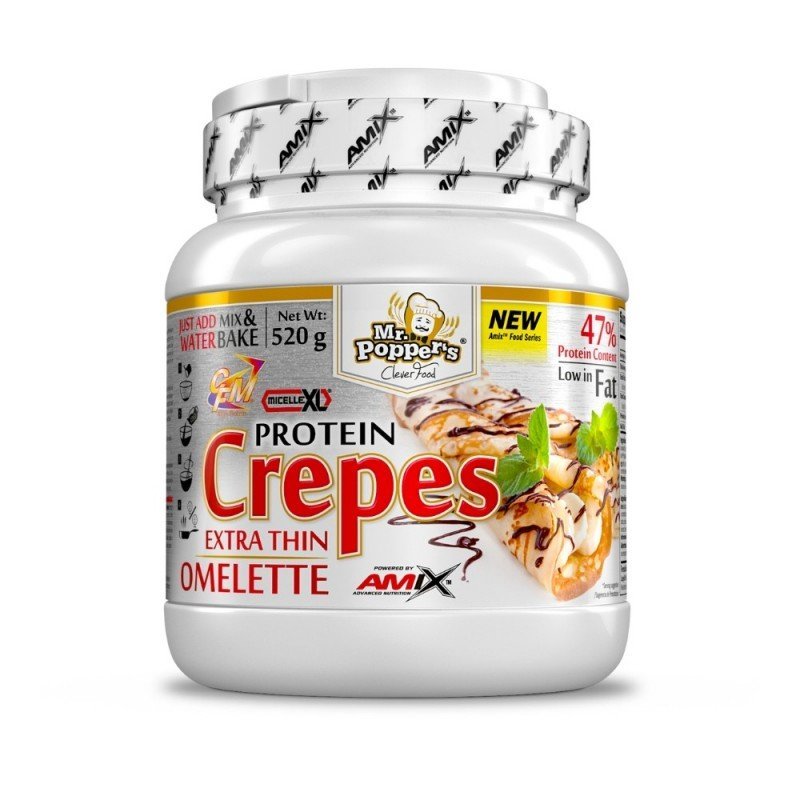 AMIX MR.POPPER PROTEIN CREPES 520GR NATURAL AMIX MR.POPPER PROTEIN CREPES 520GR NATURAL
