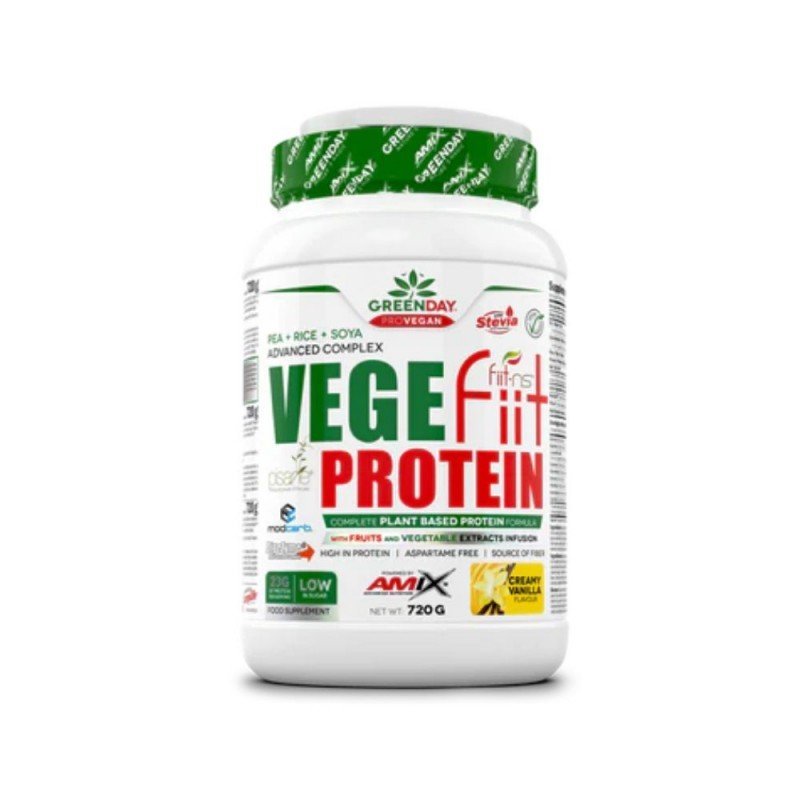 GREENDAY VEGEFIIT PROT 720GR VAINILLA AMIX
