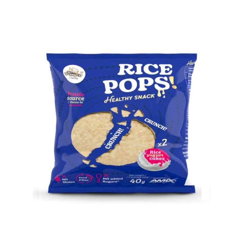 AMIX MR.POPPER TORTITAS ARROZ YOGURT 12X40GR. AMIX MR.POPPER TORTITAS ARROZ YOGURT 12X40GR.