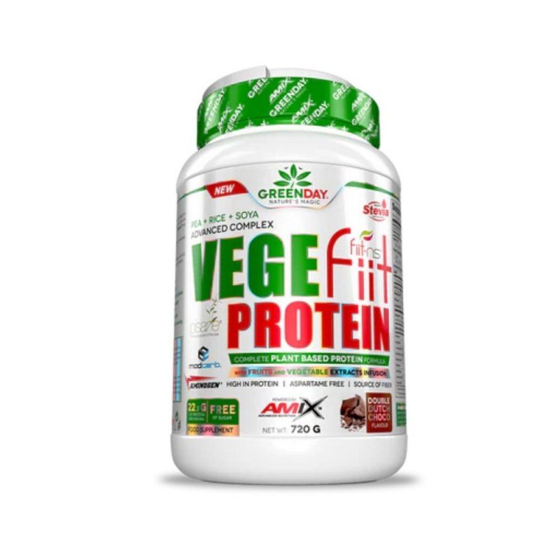 AMIX GREENDAY VEGEFIIT PROT 720GR DOBLE CHOCOLATE AMIX GREENDAY VEGEFIIT PROT 720GR DOBLE CHOCOLATE