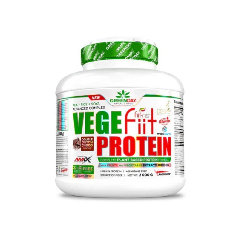 AMIX GREENDAY VEGEFIIT PROT 2KG DOBLE CHOCOLATE AMIX GREENDAY VEGEFIIT PROT 2KG DOBLE CHOCOLATE