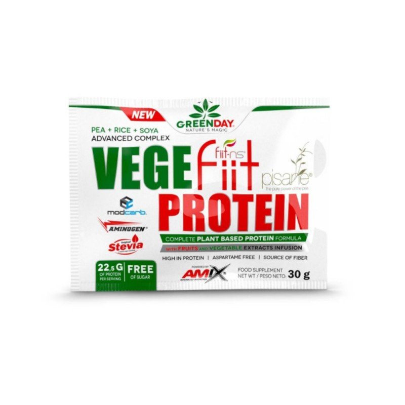 AMIX GREENDAY UNIDOSIS VEGEFIIT PROTEIN 30GR.DOBLE