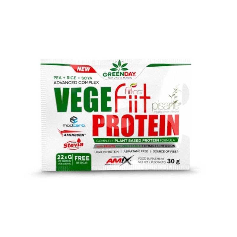 AMIX GREENDAY UNIDOSIS VEGEFIIT PROT 30GR.CACAH-CH AMIX GREENDAY UNIDOSIS VEGEFIIT PROT 30GR.CACAH-CH