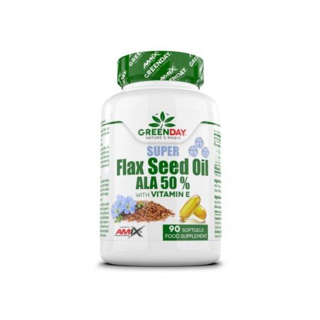 AMIX GREENDAY SUPER FLAXSEED OIL ALA 50% 90CAP